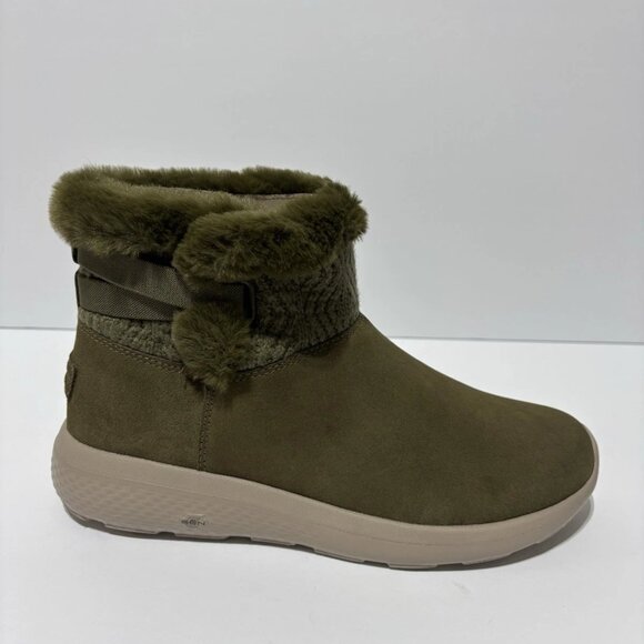 Skechers Shoes - Skechers Women’s On The Go City 2 - Cozy Vibe Olive Winter Boots, Size 8.5 M